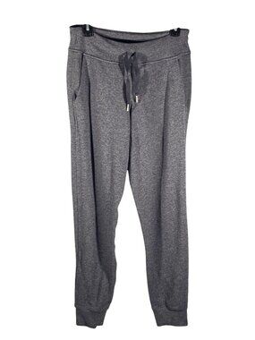 Lululemon On The Fly Pant Heathered Black Womens Joggers pants size 6 active